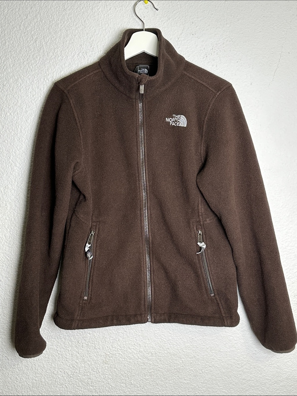 The North Face Jacket Women's Medium Brown Fleece Full Zip Polartec